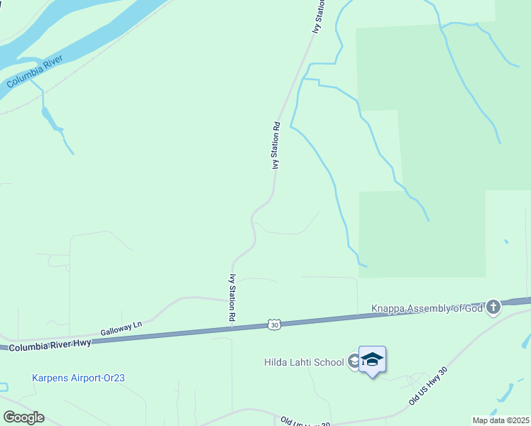 map of restaurants, bars, coffee shops, grocery stores, and more near 92825 Ivy Station Road in Astoria