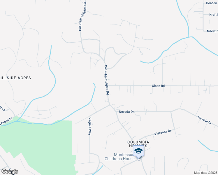 map of restaurants, bars, coffee shops, grocery stores, and more near 944 Olson Road in Longview