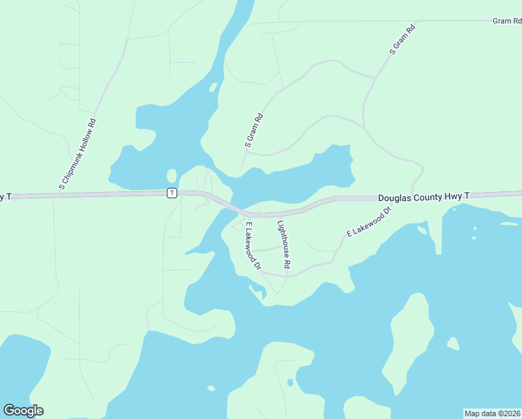 map of restaurants, bars, coffee shops, grocery stores, and more near 7207 County Road T in Gordon