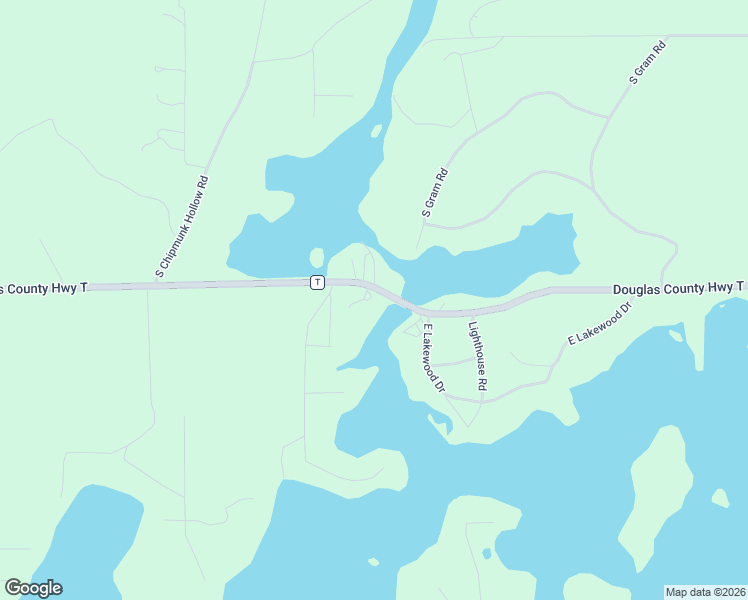 map of restaurants, bars, coffee shops, grocery stores, and more near 7156 County Road T in Gordon