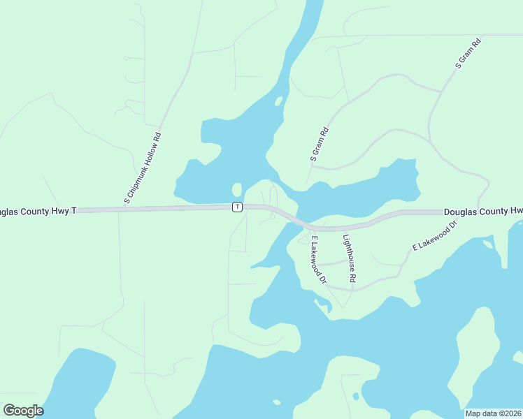 map of restaurants, bars, coffee shops, grocery stores, and more near 7156 County Road T in Gordon