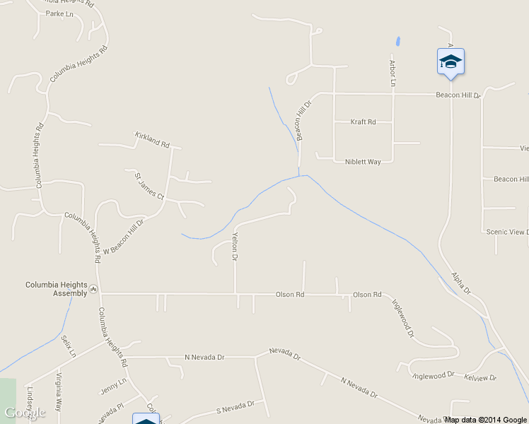 map of restaurants, bars, coffee shops, grocery stores, and more near 171 Yelton Drive in Longview