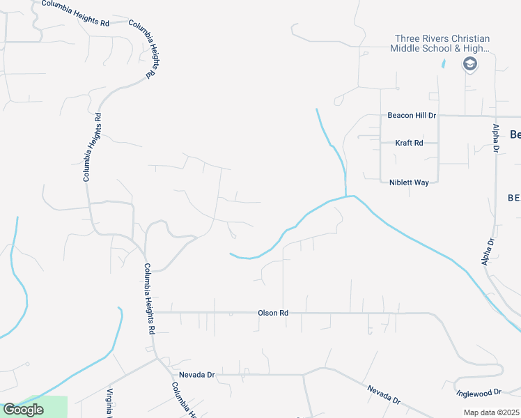 map of restaurants, bars, coffee shops, grocery stores, and more near 132 Sweet Birch Drive in Longview