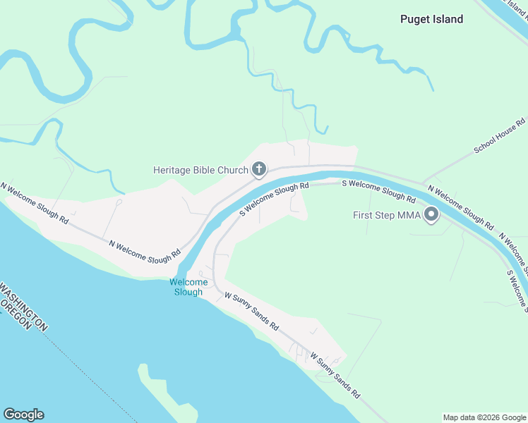 map of restaurants, bars, coffee shops, grocery stores, and more near 211 South Welcome Slough Road in Cathlamet