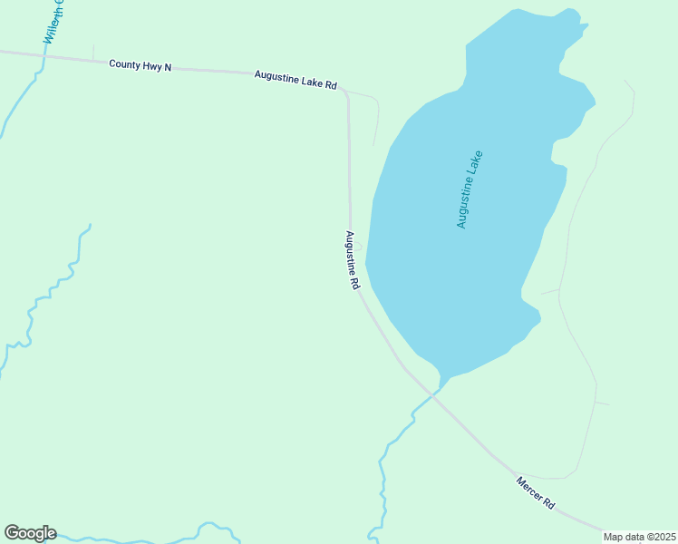map of restaurants, bars, coffee shops, grocery stores, and more near 82175 Augustine Road in Glidden