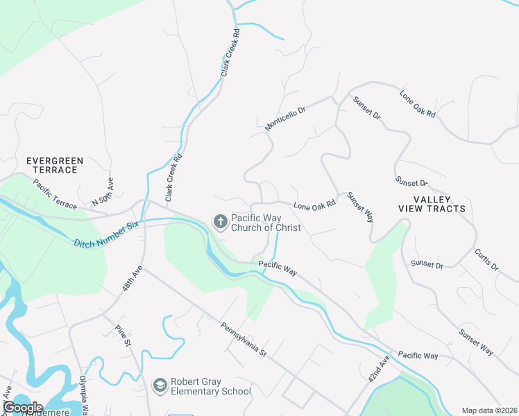 map of restaurants, bars, coffee shops, grocery stores, and more near 130 Lone Oak Road in Longview