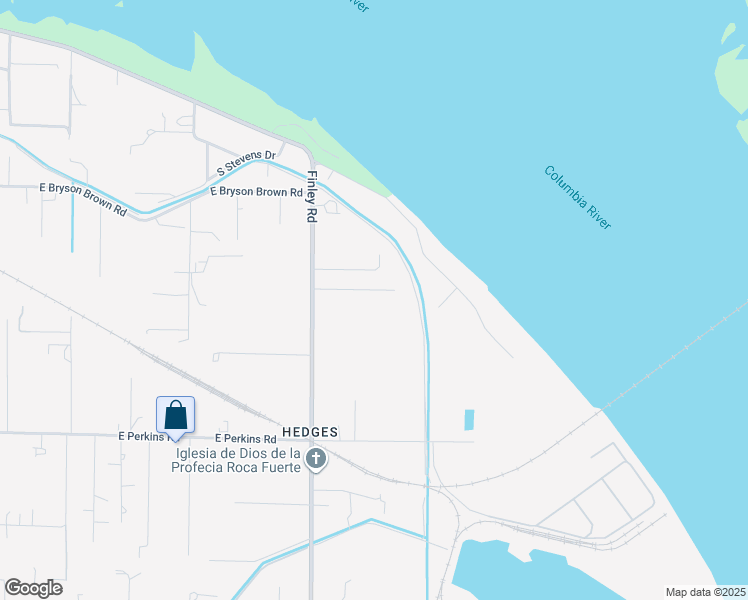 map of restaurants, bars, coffee shops, grocery stores, and more near 19515 South Finley Road in Kennewick