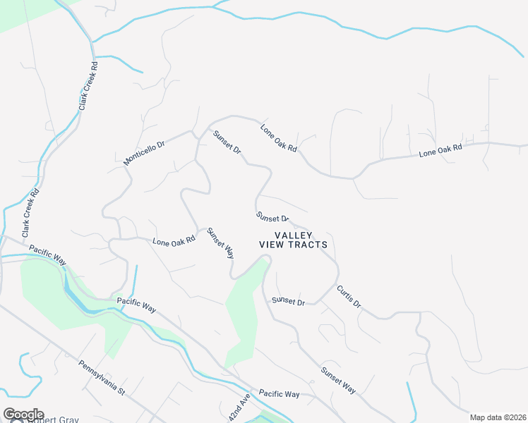 map of restaurants, bars, coffee shops, grocery stores, and more near 101 Sunset Place in Longview
