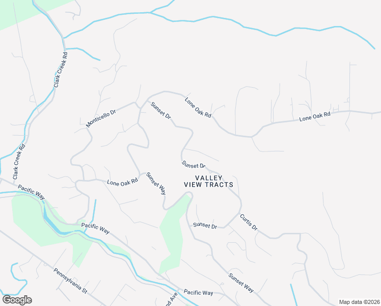 map of restaurants, bars, coffee shops, grocery stores, and more near 101 Sunset Place in Longview