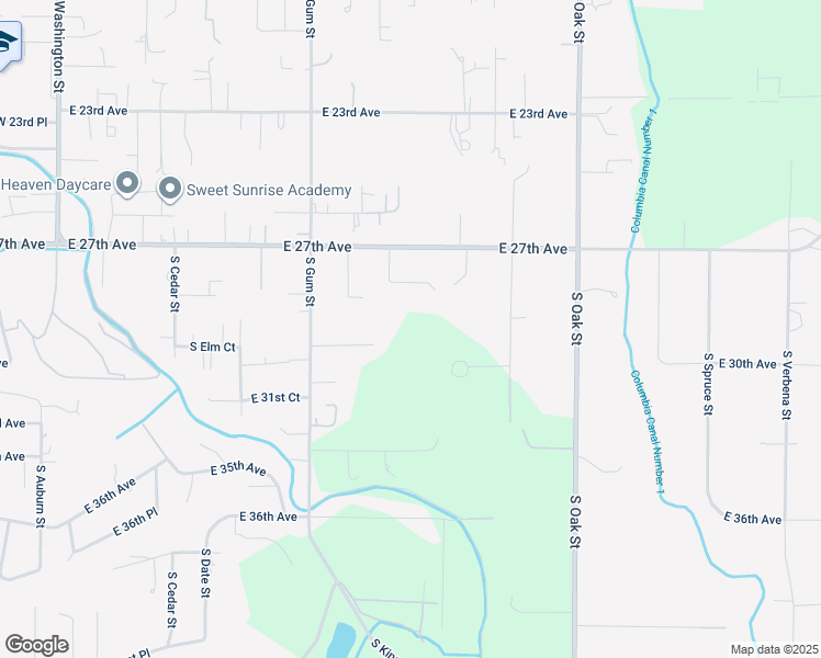 map of restaurants, bars, coffee shops, grocery stores, and more near 18420 South 1884 Pr in Kennewick