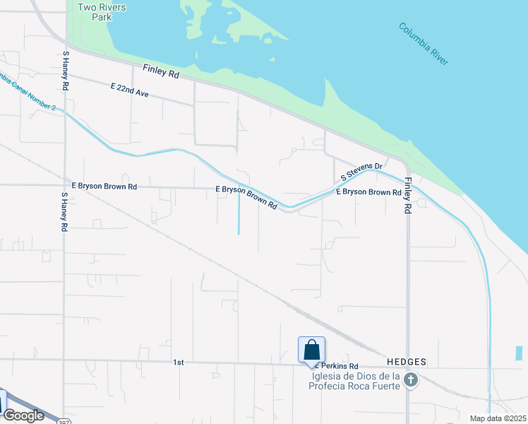 map of restaurants, bars, coffee shops, grocery stores, and more near 18000-19698 S 2179 Pr Southeast in Kennewick