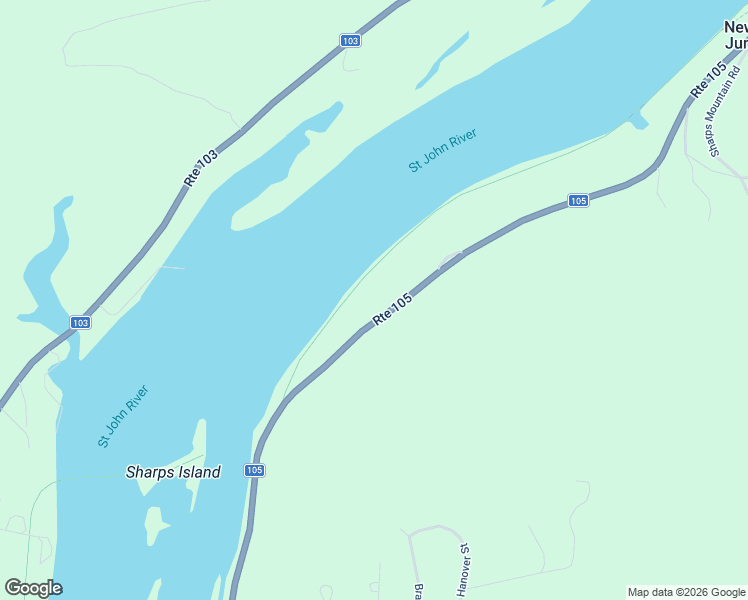 map of restaurants, bars, coffee shops, grocery stores, and more near 5189 New Brunswick 105 in Pembroke