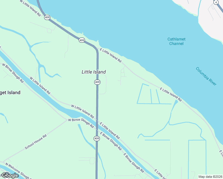 map of restaurants, bars, coffee shops, grocery stores, and more near 29 East Little Island Road in Cathlamet