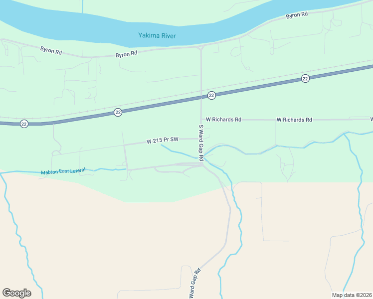 map of restaurants, bars, coffee shops, grocery stores, and more near 165201 W 215 Pr Southwest in Prosser