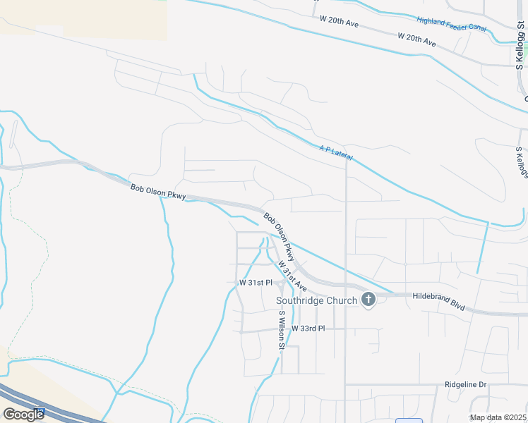 map of restaurants, bars, coffee shops, grocery stores, and more near Hildebrand Boulevard in Kennewick
