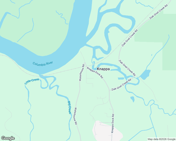 map of restaurants, bars, coffee shops, grocery stores, and more near 93275 Knappa Platt Road in Astoria