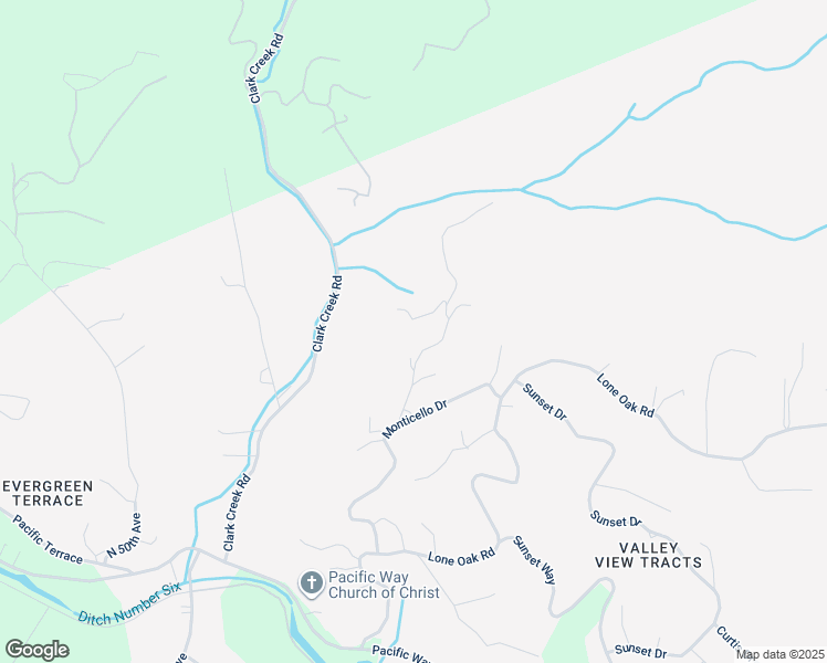 map of restaurants, bars, coffee shops, grocery stores, and more near 161 Sylvan Way in Longview