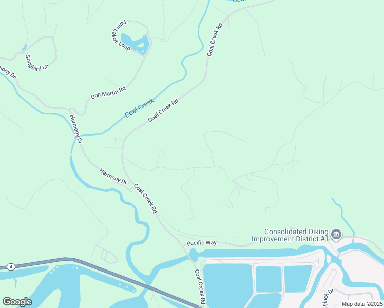 map of restaurants, bars, coffee shops, grocery stores, and more near 128 Niemi Road in Longview