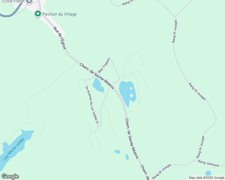 map of restaurants, bars, coffee shops, grocery stores, and more near in Sainte-Béatrix
