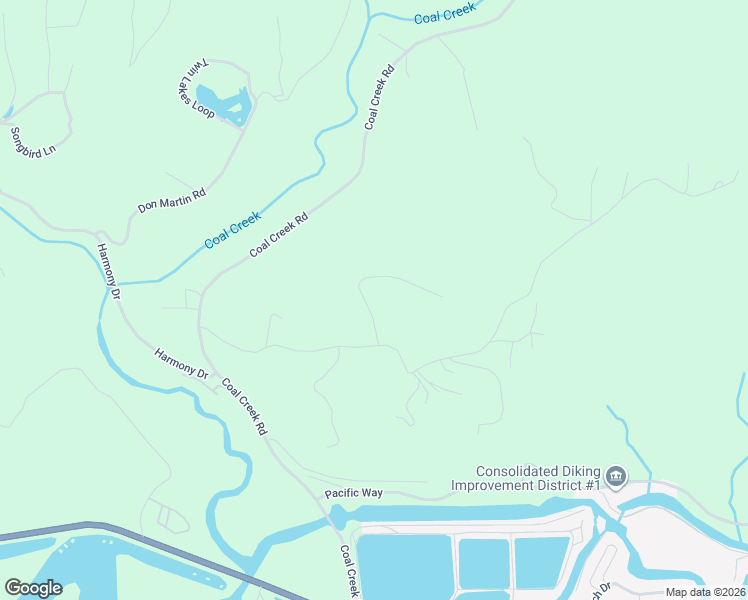 map of restaurants, bars, coffee shops, grocery stores, and more near 150 Puma Road in Longview