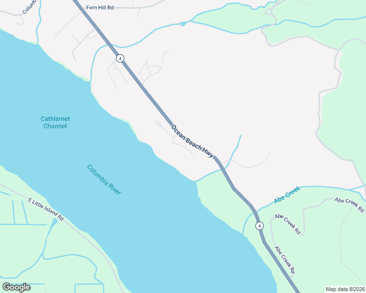 map of restaurants, bars, coffee shops, grocery stores, and more near 78 River View East Drive in Cathlamet