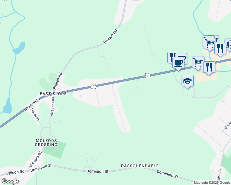 map of restaurants, bars, coffee shops, grocery stores, and more near 7 Turner Street in Glace Bay