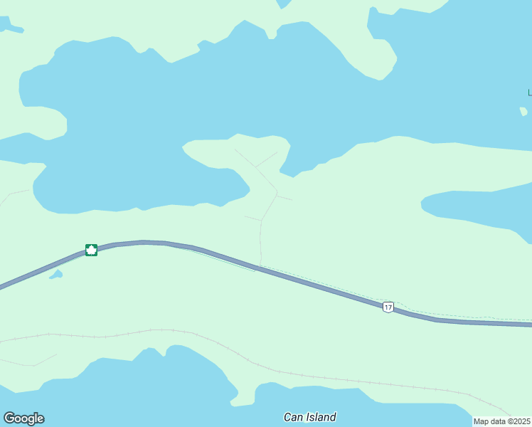 map of restaurants, bars, coffee shops, grocery stores, and more near Birchwood Circle in Blind River