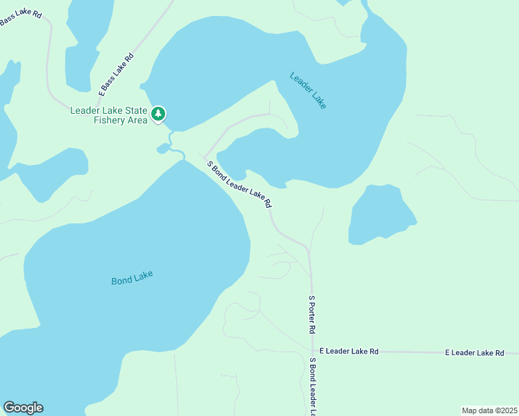 map of restaurants, bars, coffee shops, grocery stores, and more near 15875 South Bond Leader Lake Road in Minong