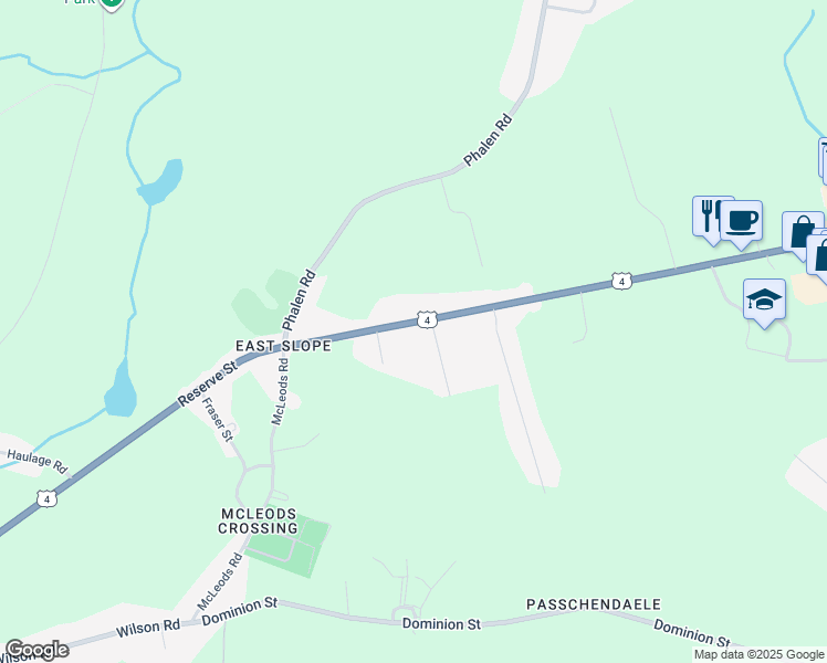 map of restaurants, bars, coffee shops, grocery stores, and more near 308 Nova Scotia Trunk 4 in Glace Bay