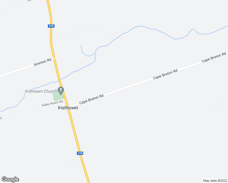 map of restaurants, bars, coffee shops, grocery stores, and more near 54 Cape Breton Road in Irishtown