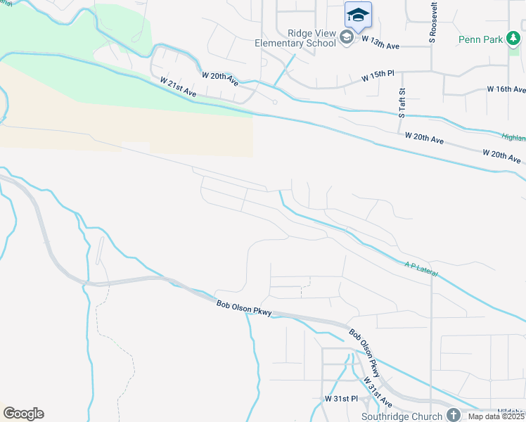 map of restaurants, bars, coffee shops, grocery stores, and more near 7093 West 23rd Court in Kennewick