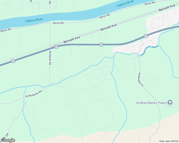 map of restaurants, bars, coffee shops, grocery stores, and more near 1321 South Heartland Pr Southwest in Prosser
