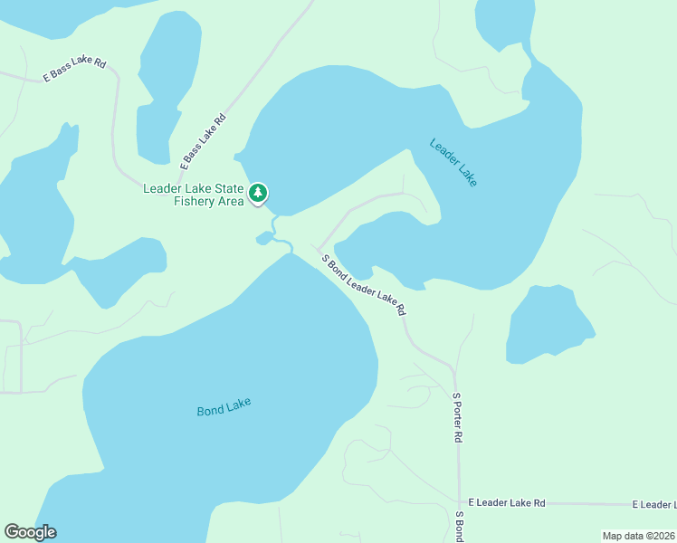 map of restaurants, bars, coffee shops, grocery stores, and more near 15730 S Bond Leader Lake Rd in Minong