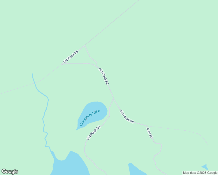 map of restaurants, bars, coffee shops, grocery stores, and more near Old Plank Road in Alger County