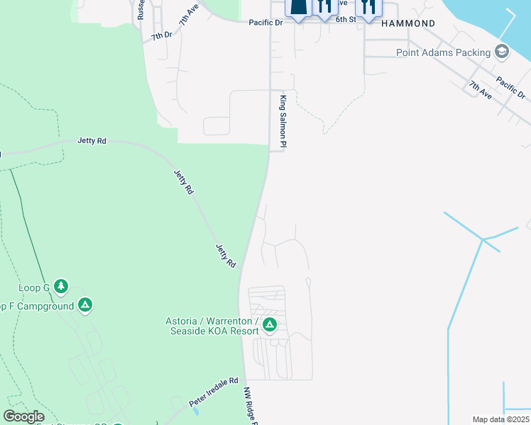 map of restaurants, bars, coffee shops, grocery stores, and more near 1520 Northwind Drive in Warrenton