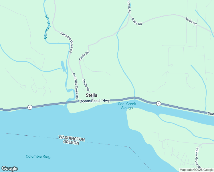 map of restaurants, bars, coffee shops, grocery stores, and more near 3015 Stella Road in Longview