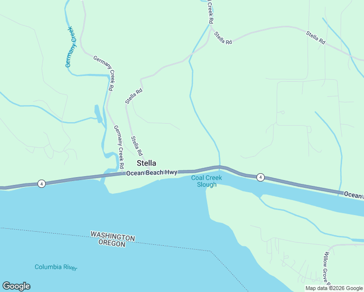 map of restaurants, bars, coffee shops, grocery stores, and more near 3015 Stella Road in Longview
