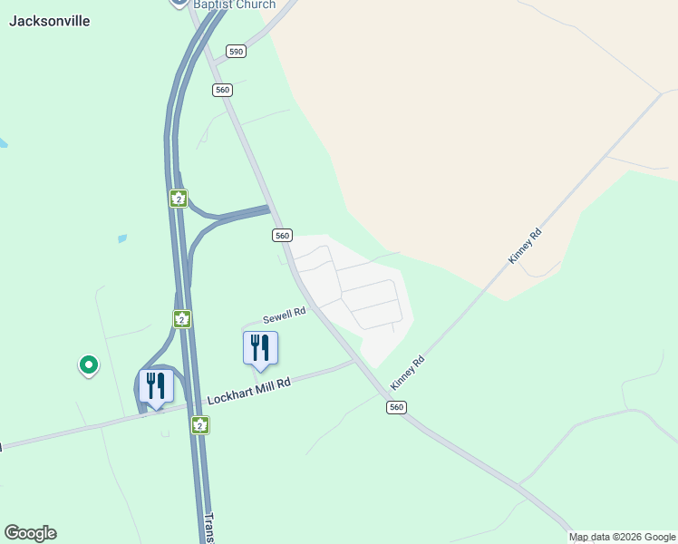 map of restaurants, bars, coffee shops, grocery stores, and more near 334 New Brunswick 560 in Jacksonville