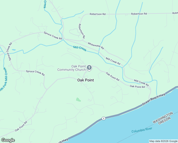 map of restaurants, bars, coffee shops, grocery stores, and more near 445 Oak Point Road in Longview