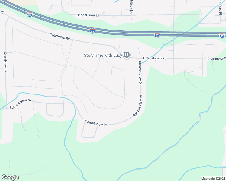 map of restaurants, bars, coffee shops, grocery stores, and more near 89050 East Calico Road in Kennewick