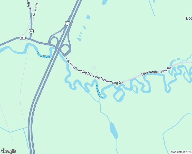 map of restaurants, bars, coffee shops, grocery stores, and more near 174 Lake Nosbonsing Road in Parry Sound District