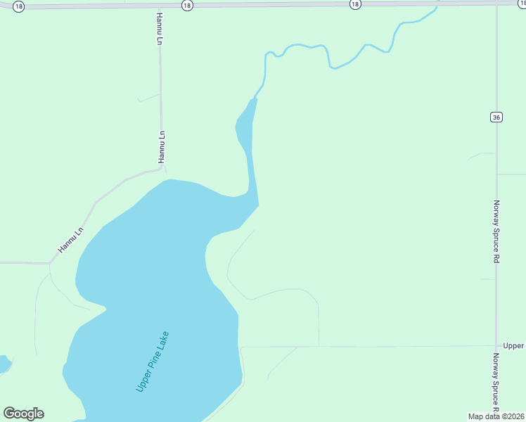 map of restaurants, bars, coffee shops, grocery stores, and more near 63729 Petry Road in Finlayson