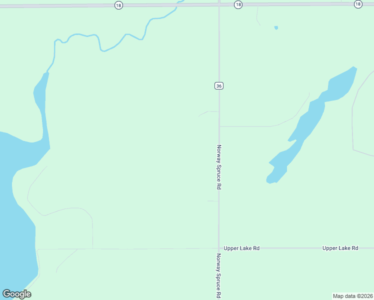 map of restaurants, bars, coffee shops, grocery stores, and more near 63933 Norway Spruce Road in Finlayson