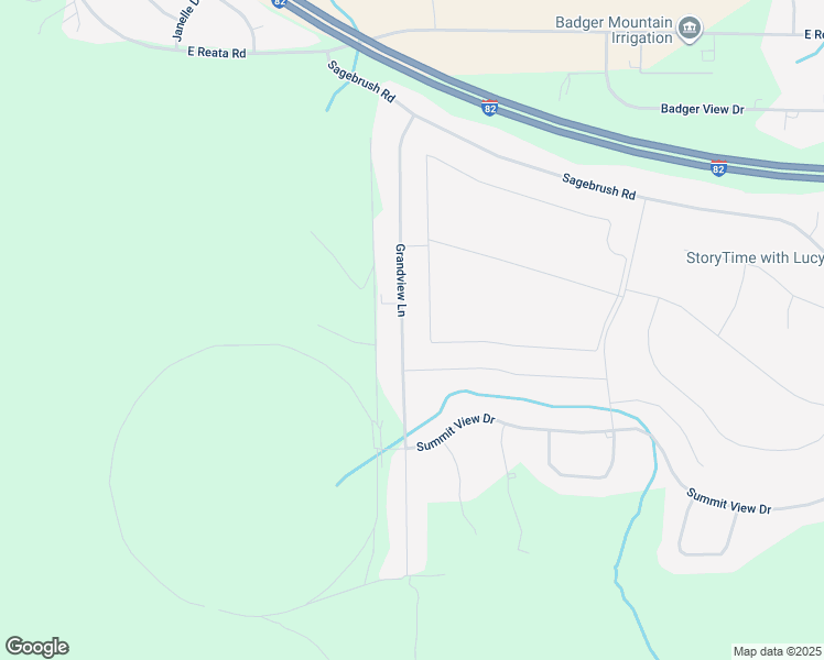 map of restaurants, bars, coffee shops, grocery stores, and more near 12607 Grandview Lane in Kennewick