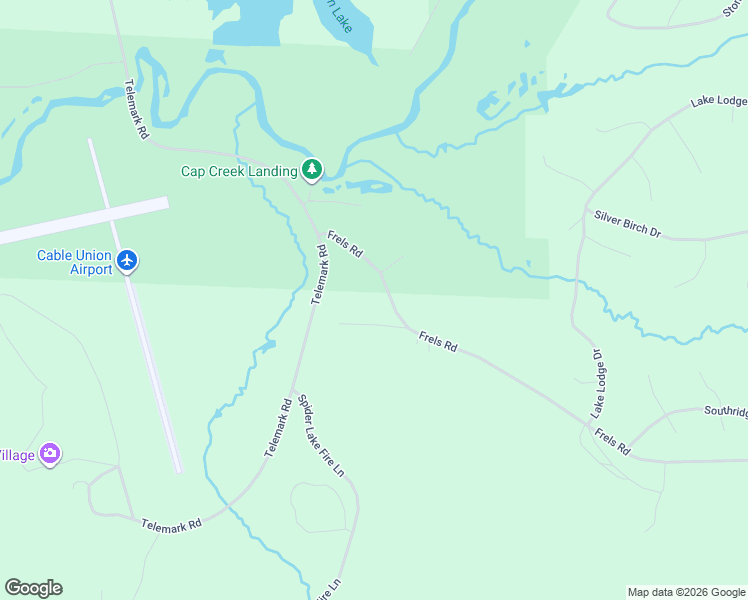 map of restaurants, bars, coffee shops, grocery stores, and more near 16225 Frels Road in Cable