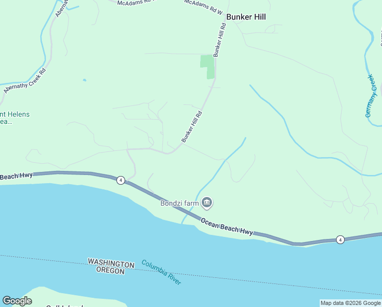 map of restaurants, bars, coffee shops, grocery stores, and more near 210 Bunker Hill Road in Longview