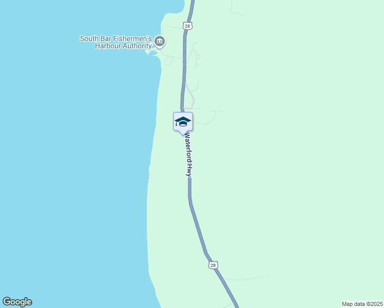 map of restaurants, bars, coffee shops, grocery stores, and more near 2162 New Waterford Highway in South Bar