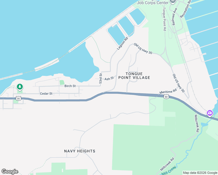 map of restaurants, bars, coffee shops, grocery stores, and more near 5366 Leif Erikson Drive in Astoria