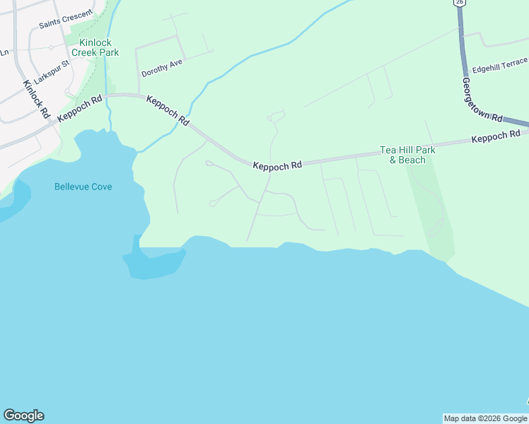 map of restaurants, bars, coffee shops, grocery stores, and more near 15-15 Sandy Cove Lane in Stratford