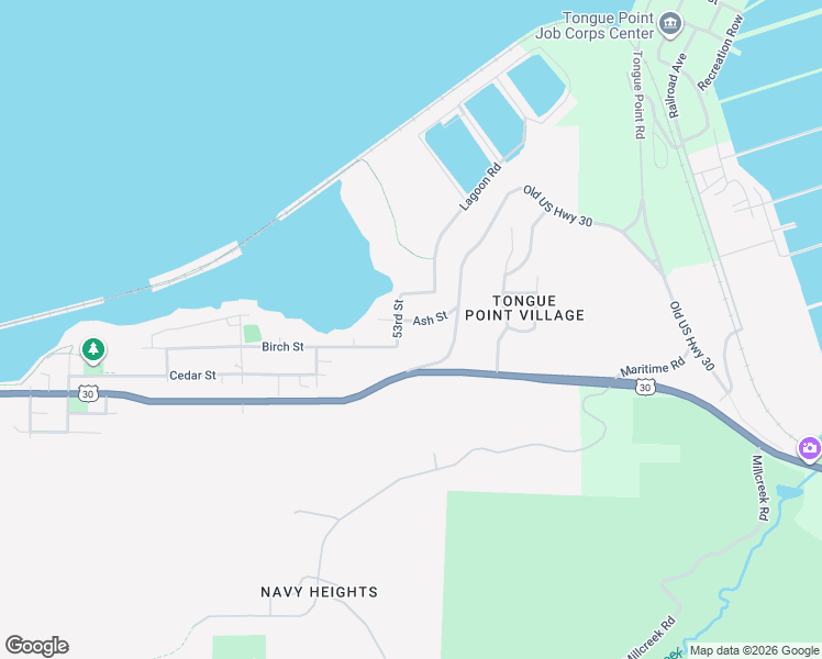 map of restaurants, bars, coffee shops, grocery stores, and more near 5366 Leif Erikson Drive in Astoria